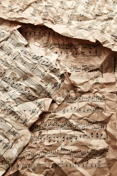 Feuilles de musique vintage — Photo