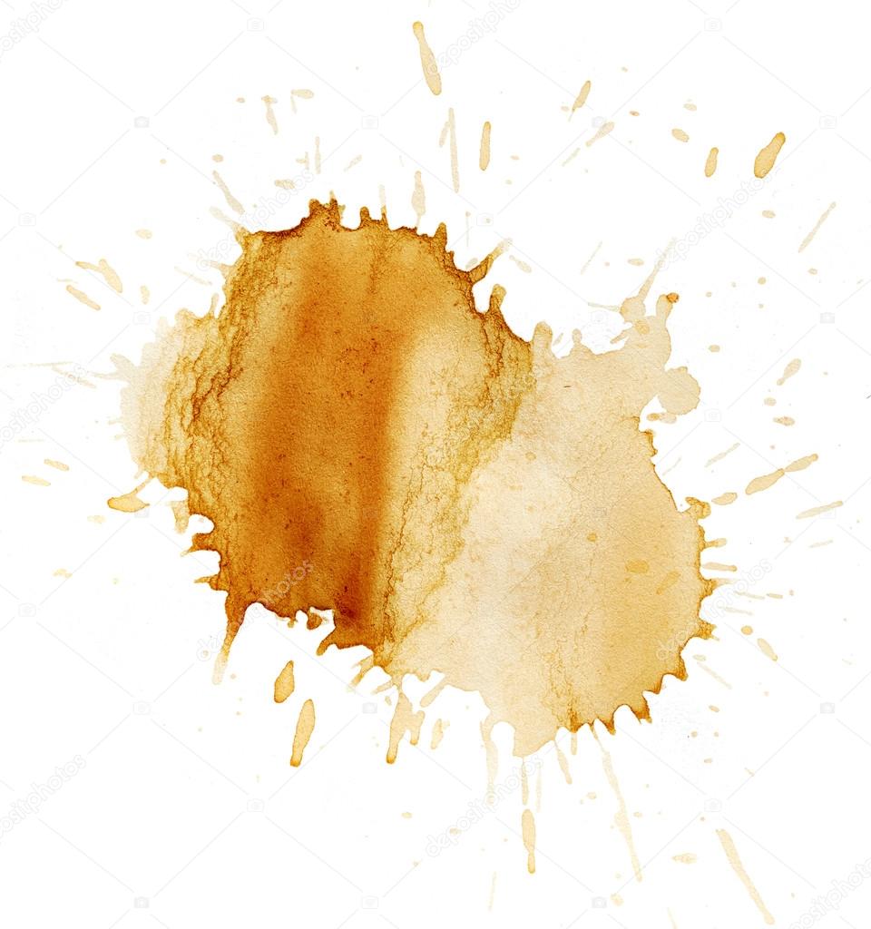 Brown Stains of coffee