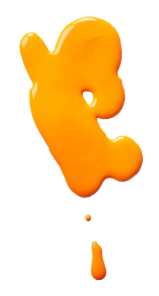 Orange paint — Stock Photo, Image