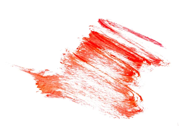 Traços de tinta vermelha — Fotografia de Stock