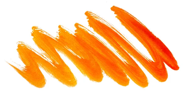 Golpes de pintura naranja — Foto de Stock
