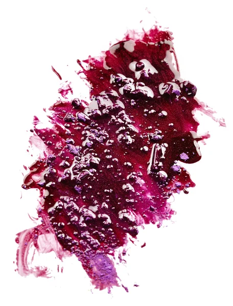 Purple nail polish and eye shadow — Stock Photo, Image
