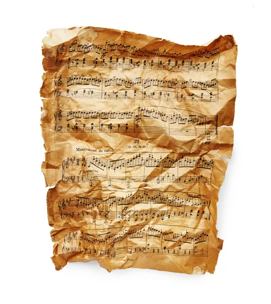 Music sheet — Stock Photo, Image