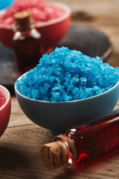 Blue sea salt — Stock Photo, Image