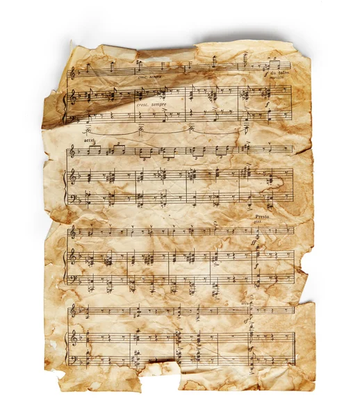 Music sheet — Stock Photo, Image