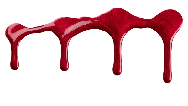 Blot of red nail polish — Stock Photo, Image