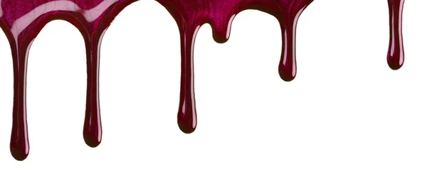 Blot of red nail polish — Stock Photo, Image
