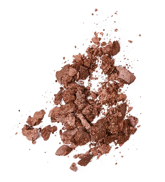 Crushed brown eye shadow — Stock Photo, Image