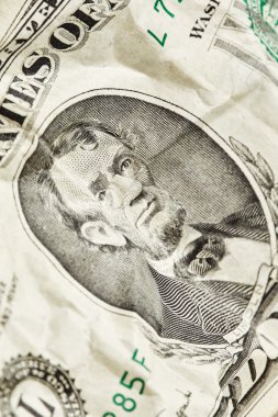 Lincoln. beş dolar