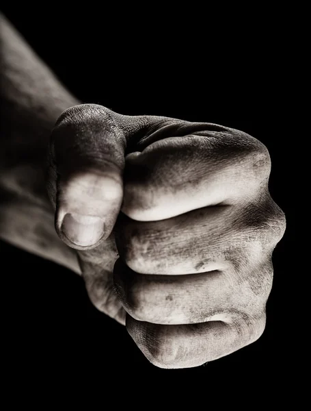 Male clenched fist — Stock Photo, Image