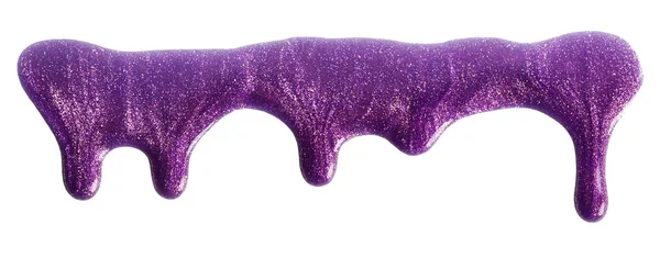 Esmalte de uñas púrpura brillante — Foto de Stock