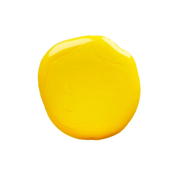 Blot of yellow nail polish — Stock Photo, Image