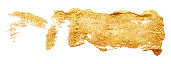 Altın boya darbeleri — Stok fotoğraf