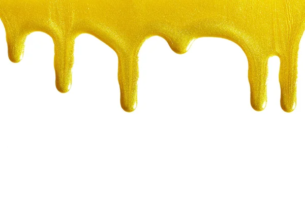 Altın tırnak cilası — Stok fotoğraf