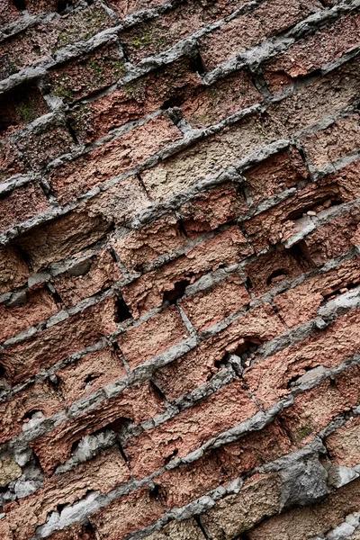 Hasarlı Tuğla Duvar — Stok fotoğraf