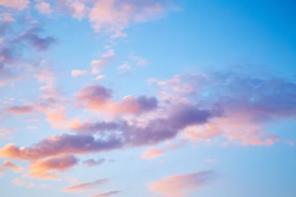 Cloudy evening sky — Stock Photo, Image