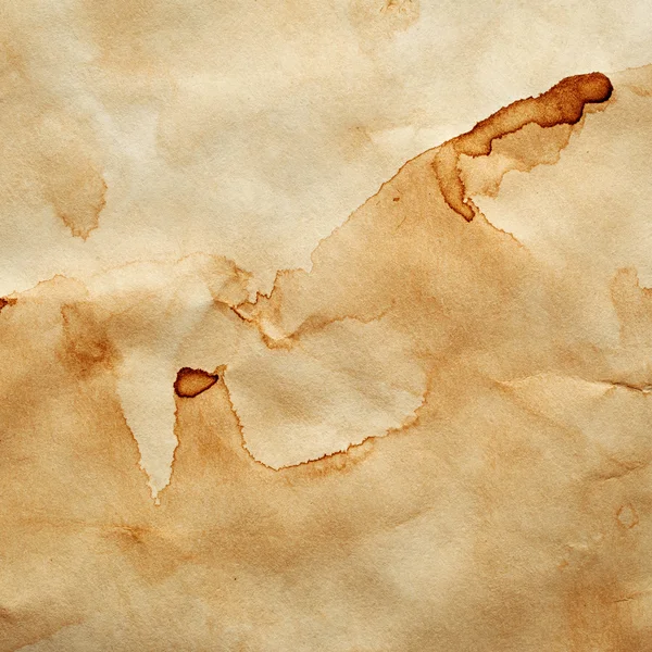 Paper with stains of coffee — Stock Photo, Image