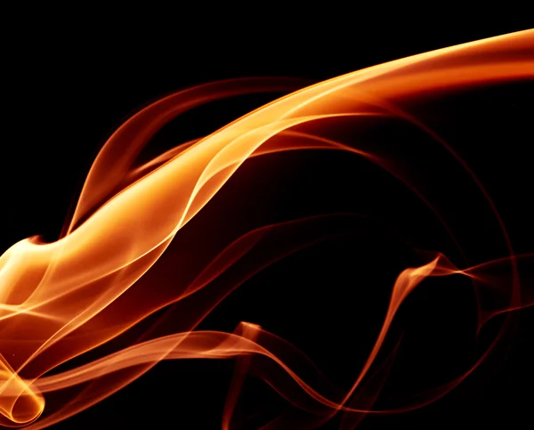抽象的火焰漩涡 — 图库照片