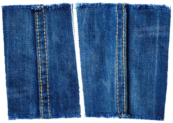 Parts of jeans pants — Stock Photo, Image