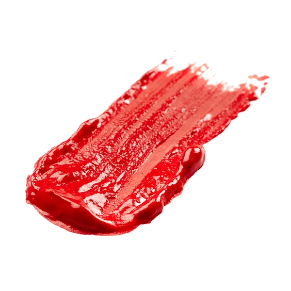 Stroke of red paint — Stock Photo, Image