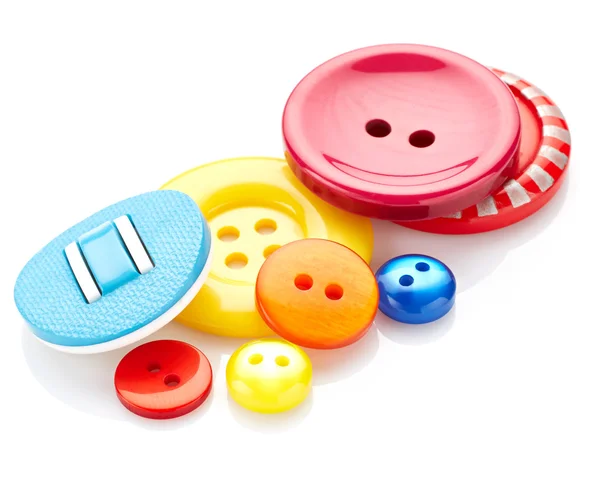 Botones de costura de colores — Foto de Stock