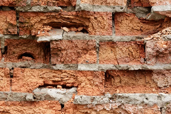 Tuğla Duvar dokusu — Stok fotoğraf