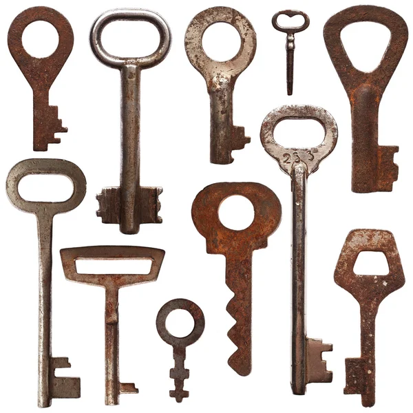 Set of old keys — Stock Photo, Image