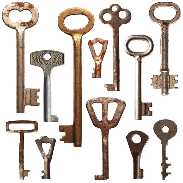 Set of old keys — Stock Photo, Image