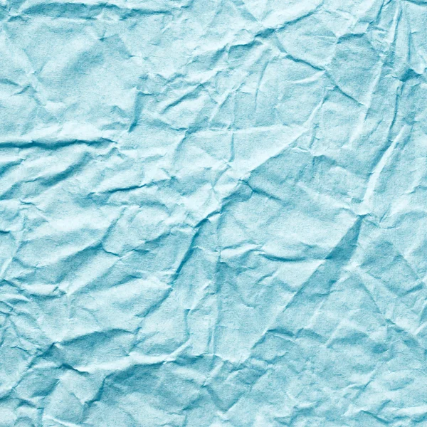 Zmięty papier niebieski — Zdjęcie stockowe
