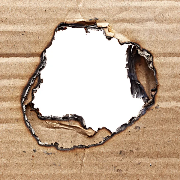 Abstract background. Burnt cardboard — Stock Photo, Image