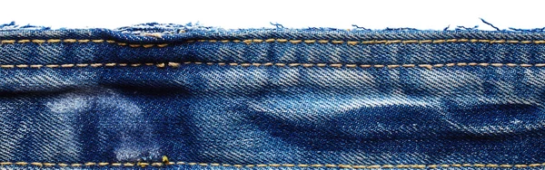 Jeans fabric from jeans pants — Stock Photo, Image