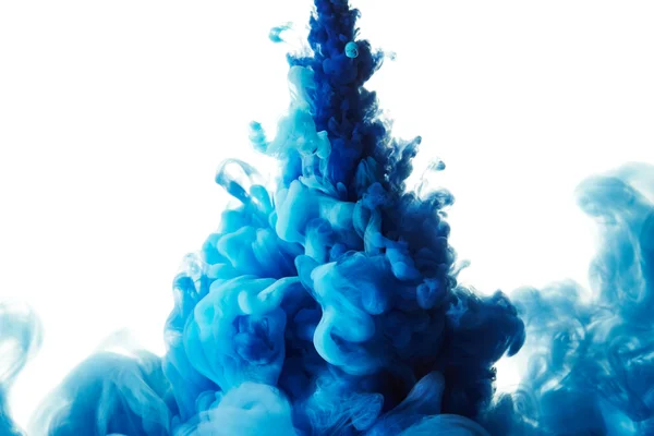 Abstraktní splash modré barvy — Stock fotografie