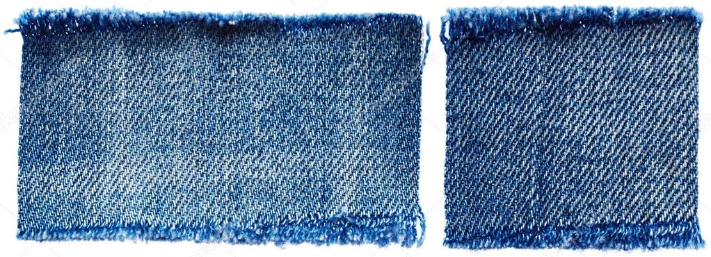 Set of jeans fabric