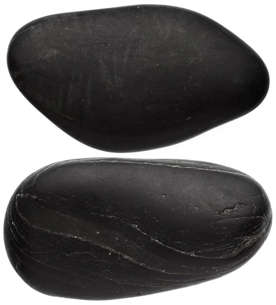 Дві чорні камені — стокове фото