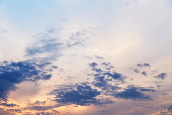 Prachtige heldere zonsondergang — Stockfoto