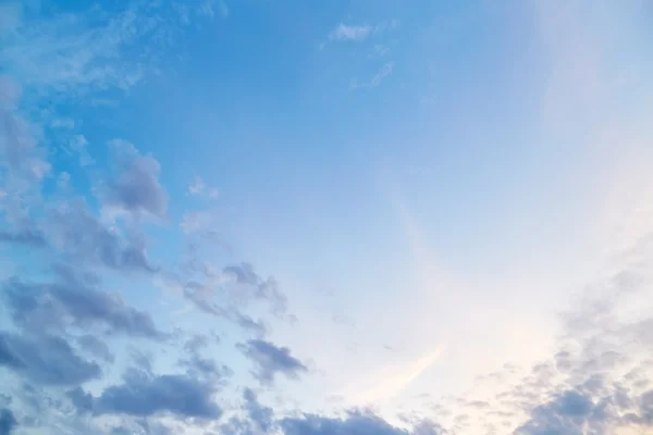 Blue evening sky — Stock Photo, Image