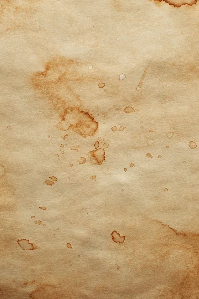 Paper with stains of coffee — Stock Photo, Image