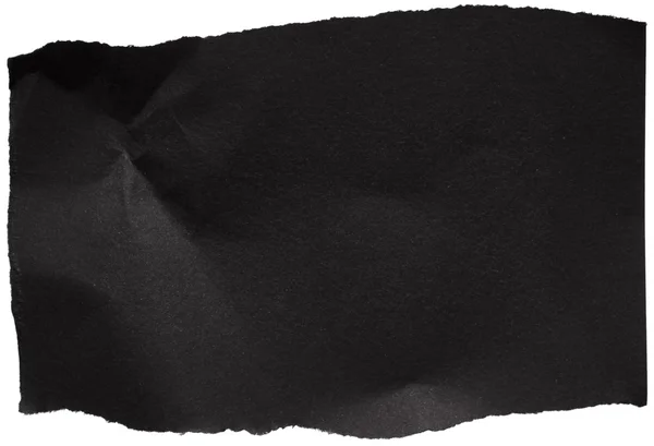 Crumpled black cardboard — Stock Photo, Image