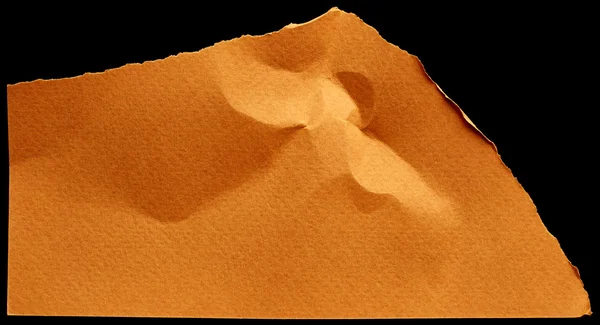 Zmięty papier pomarańczowy — Zdjęcie stockowe