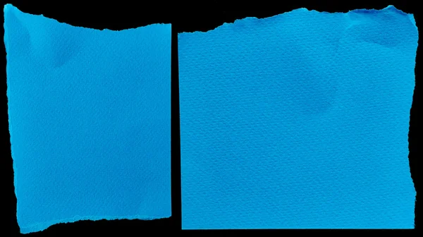 Блакитні картки на чорному тлі — стокове фото