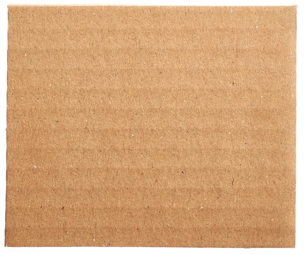 Cardboard on white background — Stock Photo, Image