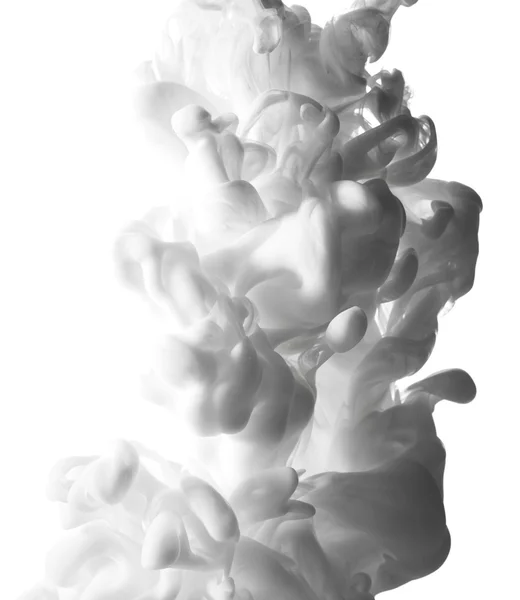 Salpicadura abstracta de pintura blanca — Foto de Stock