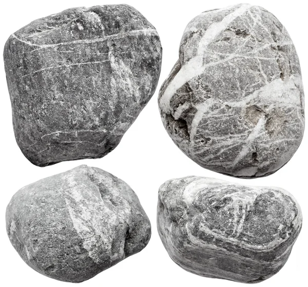 Набор серых камней — стоковое фото