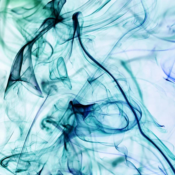 Colored smoke on white — Stock Photo, Image