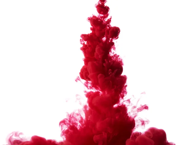 Abstract splash of red paint — Stock Photo, Image