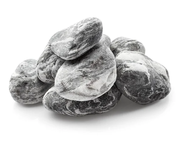 Πέτρες απομονωμένες σε λευκό φόντο — Φωτογραφία Αρχείου
