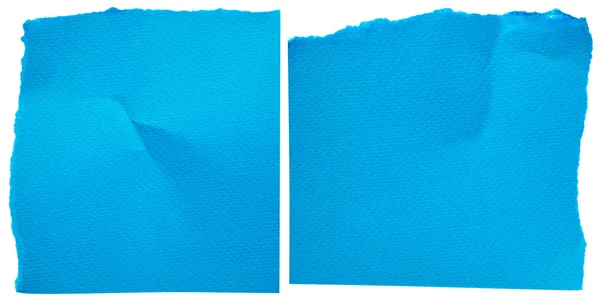 Кусочки синего картона — стоковое фото