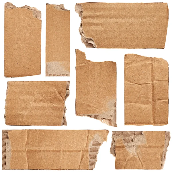 Set of cardboard — Stock Photo, Image