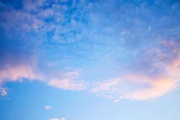 Blue evening sky — Stock Photo, Image