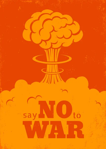 Скажи "нет" войне — стоковый вектор